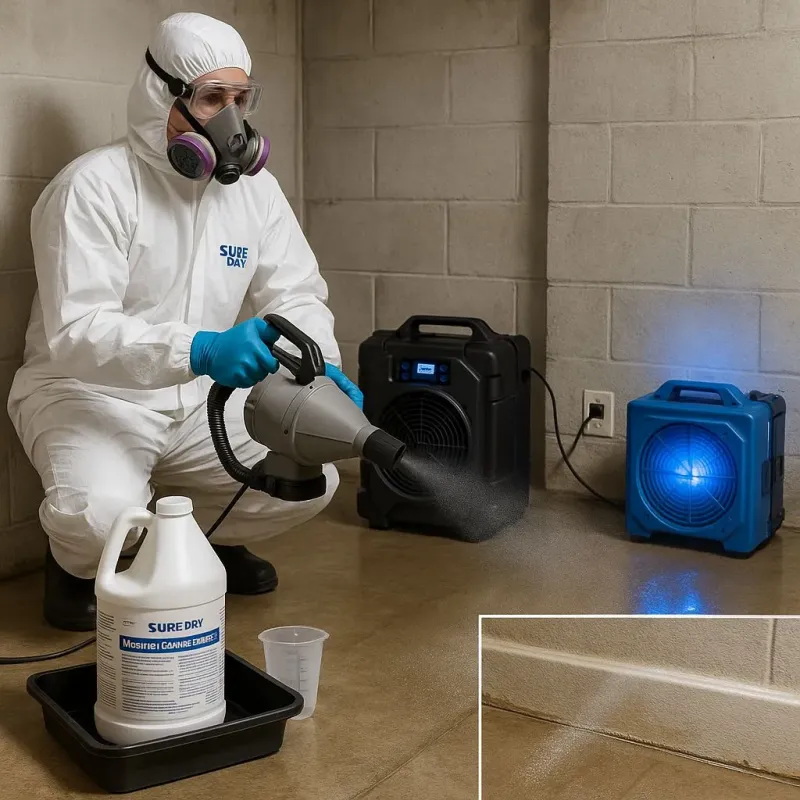 Sanitization and Odor Removal process in Clarendon Hills, IL